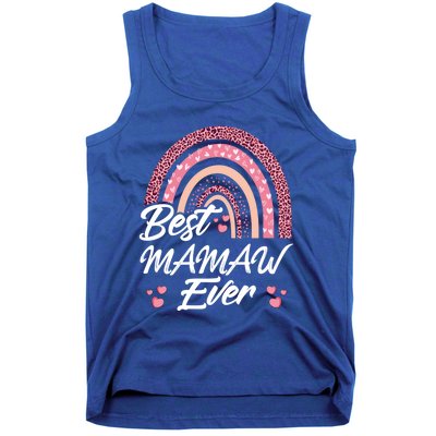 Funny Best Mamaw Ever Rainbow Cute Mothers Day Gift Tank Top