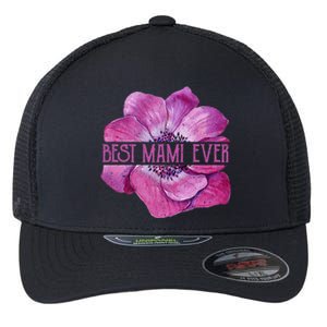 Funny Best Mami Ever Anemone Fun Grandma Gift Flexfit Unipanel Trucker Cap