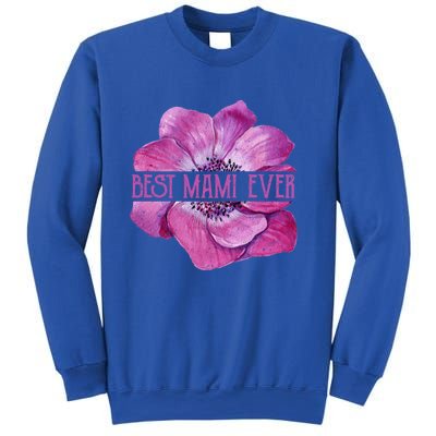 Funny Best Mami Ever Anemone Fun Grandma Gift Sweatshirt