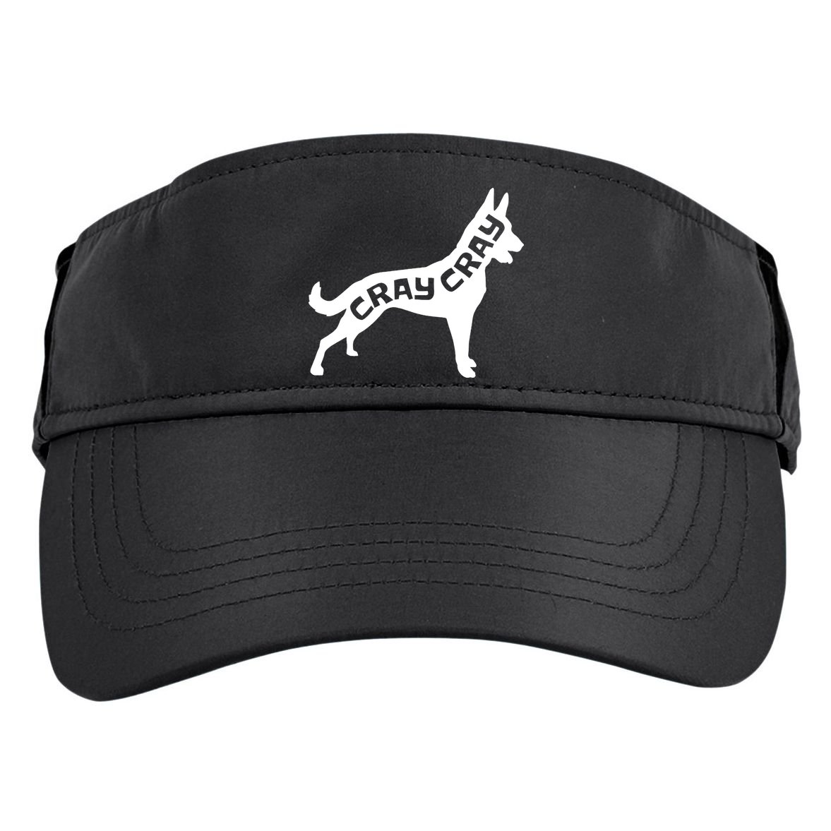 Funny Belgian Malinois Cray Cray Dog Adult Drive Performance Visor