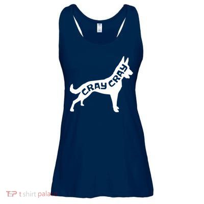 Funny Belgian Malinois Cray Cray Dog Ladies Essential Flowy Tank