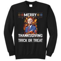 Funny Biden Meme Merry 4th Of Thanksgiving Trick Or Treat Sweatshirt