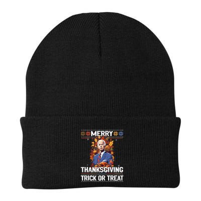 Funny Biden Meme Merry 4th Of Thanksgiving Trick Or Treat Beanie