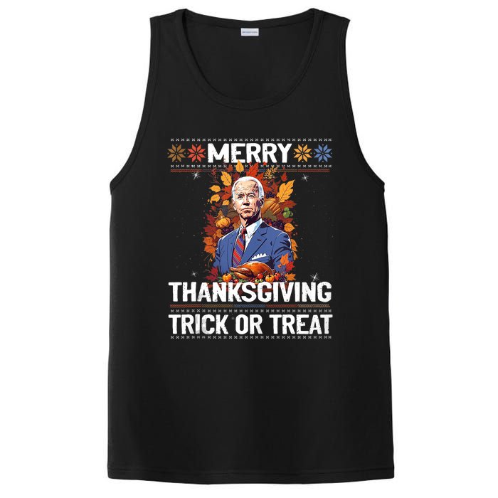 Funny Biden Meme Merry 4th Of Thanksgiving Trick Or Treat PosiCharge Competitor Tank