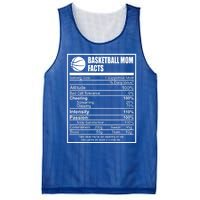 Funny Basketball Mom Nutrition Facts Proud Parent Cute Gift Mesh Reversible Basketball Jersey Tank