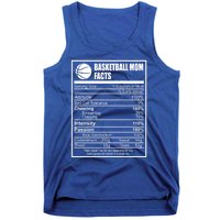 Funny Basketball Mom Nutrition Facts Proud Parent Cute Gift Tank Top