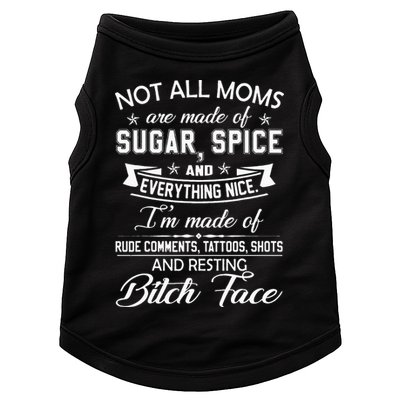 F Bomb Mom With Tattoos Pretty Eyes And Thick Thighs Doggie Tank