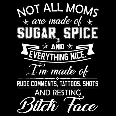 F Bomb Mom With Tattoos Pretty Eyes And Thick Thighs T-Shirt