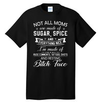 F Bomb Mom With Tattoos Pretty Eyes And Thick Thighs Tall T-Shirt