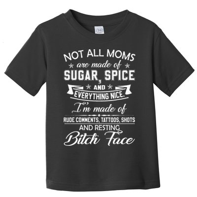 F Bomb Mom With Tattoos Pretty Eyes And Thick Thighs Toddler T-Shirt