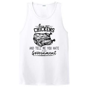 Funny Buy Me Chickens And Tell Me You Hate The Government PosiCharge Competitor Tank