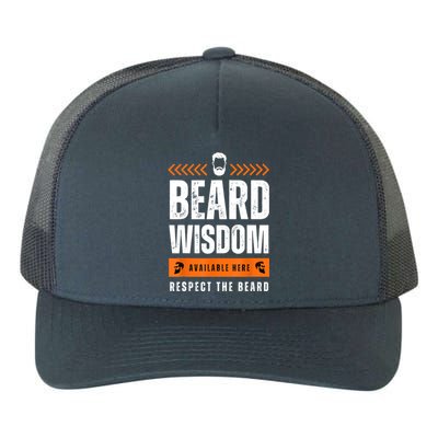 Funny Bearded Man Gift Tee Epic Beard Wisdom Available Here Yupoong Adult 5-Panel Trucker Hat