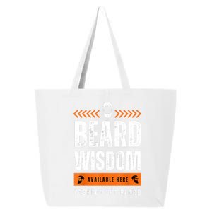 Funny Bearded Man Gift Tee Epic Beard Wisdom Available Here 25L Jumbo Tote