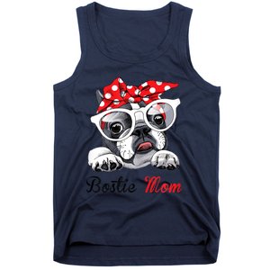 Funny Bostie Mom For Boston Terrier Dogs Lovers Tank Top