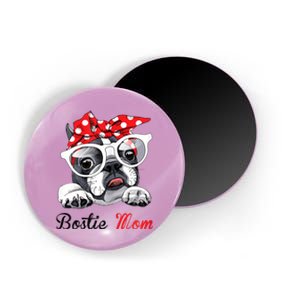 Funny Bostie Mom For Boston Terrier Dogs Lovers Magnet