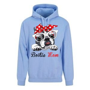 Funny Bostie Mom For Boston Terrier Dogs Lovers Unisex Surf Hoodie