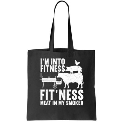 Funny Bbq Meat Smoking Art For Men Women Barbeque Griller Bag