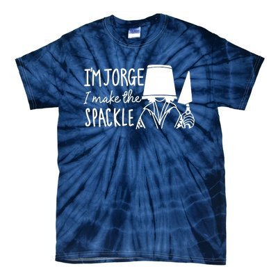 Funny Bruno Madrigal &#34;I'm Jorge, I Make The Spackle&#34; Tie-Dye T-Shirt