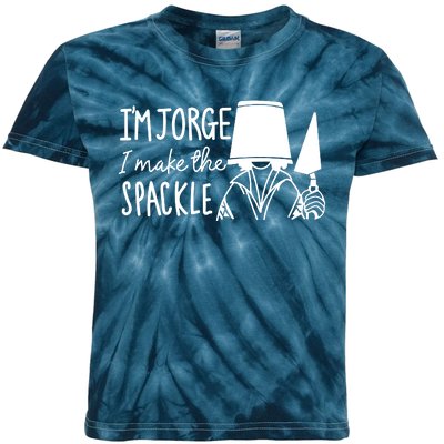 Funny Bruno Madrigal &#34;I'm Jorge, I Make The Spackle&#34; Kids Tie-Dye T-Shirt