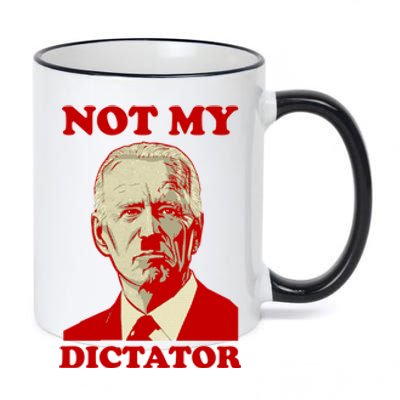 FJB Biden Not My Dictator 1 11oz Black Color Changing Mug