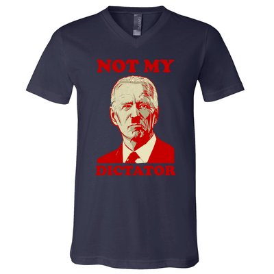 FJB Biden Not My Dictator 1 V-Neck T-Shirt