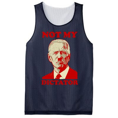 FJB Biden Not My Dictator 1 Mesh Reversible Basketball Jersey Tank