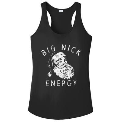 Funny Big Nick Energy Sweatshirt Funny Xmas Fat Santa Claus Ladies PosiCharge Competitor Racerback Tank