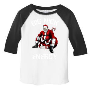 Funny Big Nick Energy Cute Santa Christmas Gift Toddler Fine Jersey T-Shirt