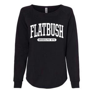 Flatbush Brooklyn Ny Souvenirs Nyc Borough Flatbush Brooklyn New York Womens California Wash Sweatshirt