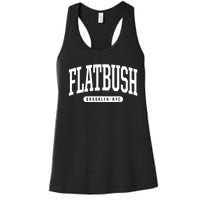 Flatbush Brooklyn Ny Souvenirs Nyc Borough Flatbush Brooklyn New York Women's Racerback Tank