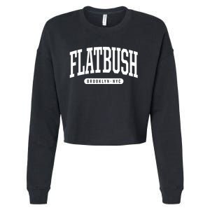 Flatbush Brooklyn Ny Souvenirs Nyc Borough Flatbush Brooklyn New York Cropped Pullover Crew