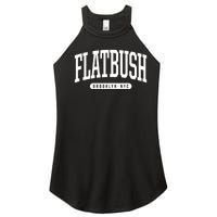 Flatbush Brooklyn Ny Souvenirs Nyc Borough Flatbush Brooklyn New York Women's Perfect Tri Rocker Tank