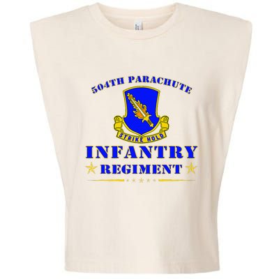 Fort Bragg North Carolina 504th Parachute Infantry Regiment Garment-Dyed Women's Muscle Tee