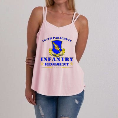 Fort Bragg North Carolina 504th Parachute Infantry Regiment Women's Strappy Tank