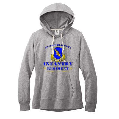 Fort Bragg North Carolina 504th Parachute Infantry Regiment Women's Fleece Hoodie