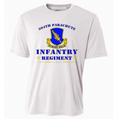 Fort Bragg North Carolina 504th Parachute Infantry Regiment Cooling Performance Crew T-Shirt