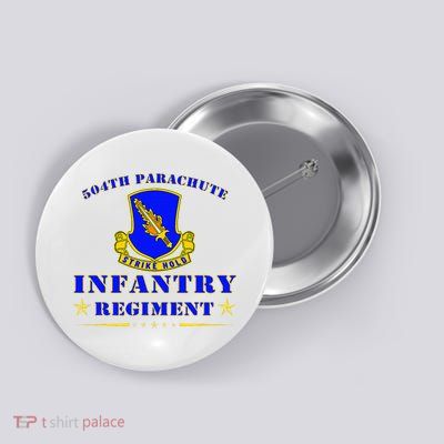 Fort Bragg North Carolina 504th Parachute Infantry Regiment Button