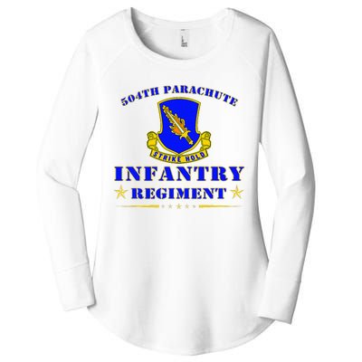 Fort Bragg North Carolina 504th Parachute Infantry Regiment Women's Perfect Tri Tunic Long Sleeve Shirt