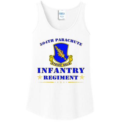 Fort Bragg North Carolina 504th Parachute Infantry Regiment Ladies Essential Tank