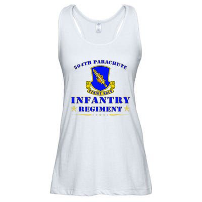 Fort Bragg North Carolina 504th Parachute Infantry Regiment Ladies Essential Flowy Tank