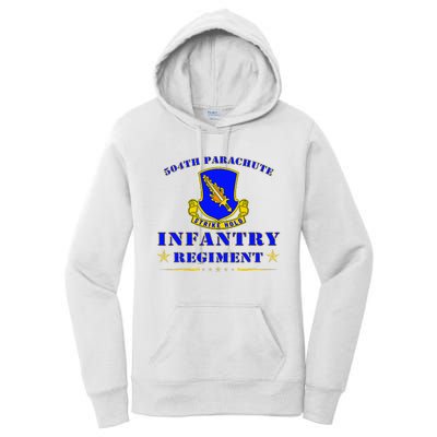 Fort Bragg North Carolina 504th Parachute Infantry Regiment Women's Pullover Hoodie