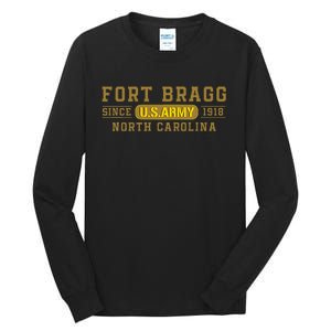 Fort Bragg North Carolina Nc Veteran 82nd Airborne Army Tall Long Sleeve T-Shirt