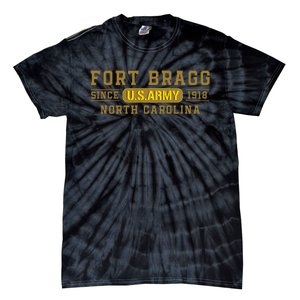 Fort Bragg North Carolina Nc Veteran 82nd Airborne Army Tie-Dye T-Shirt