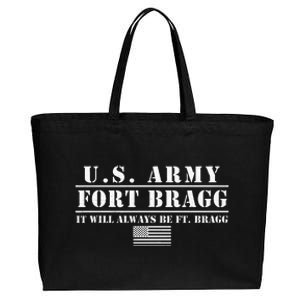 Fort Bragg Nc Basic Training It Will Always Be Ft. Bragg Cotton Canvas Jumbo Tote