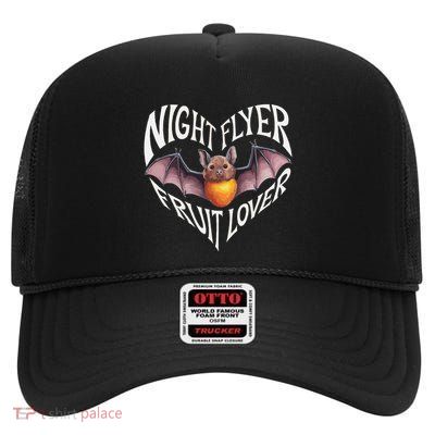 Fruit Bat Night Flyer High Crown Mesh Back Trucker Hat