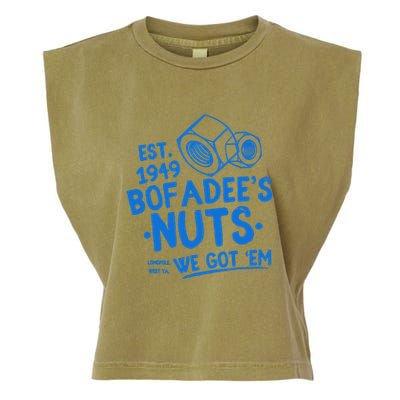 Funny Bofadees Nuts We Got Em Garment-Dyed Women's Muscle Tee
