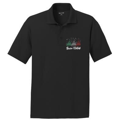 Funny Buon Natale Italy Pride Xmas Holiday Italian Christmas Gift PosiCharge RacerMesh Polo