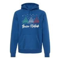 Funny Buon Natale Italy Pride Xmas Holiday Italian Christmas Gift Premium Hoodie