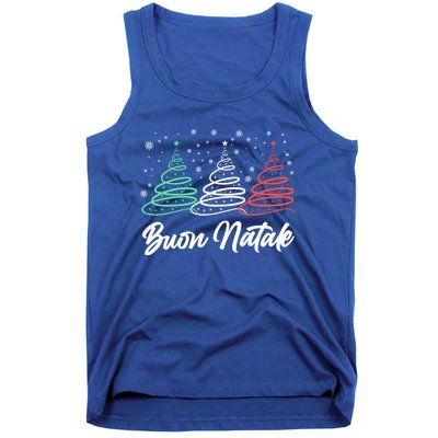 Funny Buon Natale Italy Pride Xmas Holiday Italian Christmas Gift Tank Top