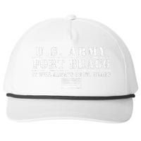 Fort Bragg Nc Basic Training It Will Always Be Ft. Bragg Snapback Five-Panel Rope Hat